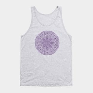 Purple Gradient Mandala Tank Top